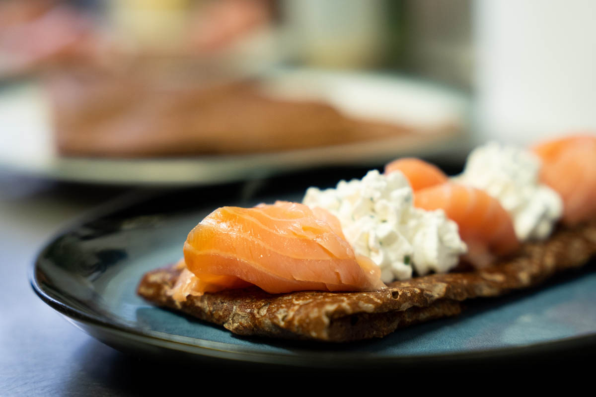 photo d'une galette au saumon