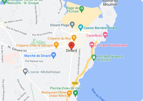 Map Dinard