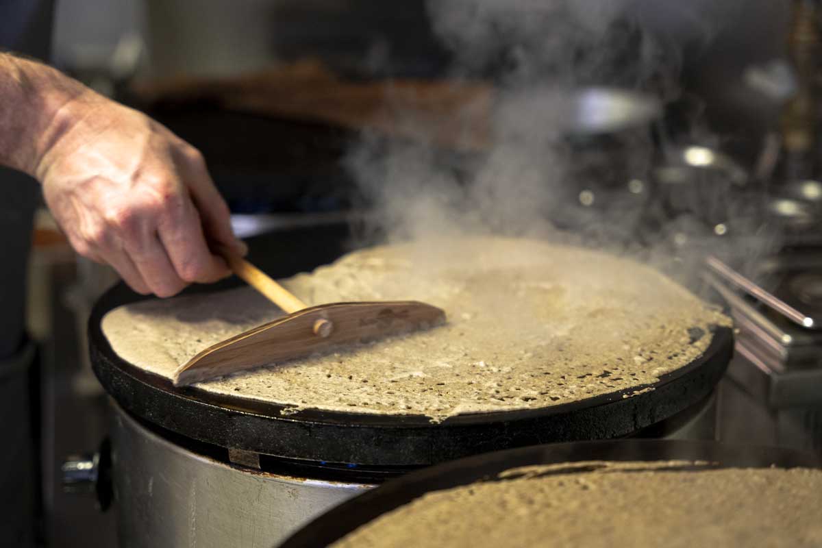 photo de crêpes sur un billig